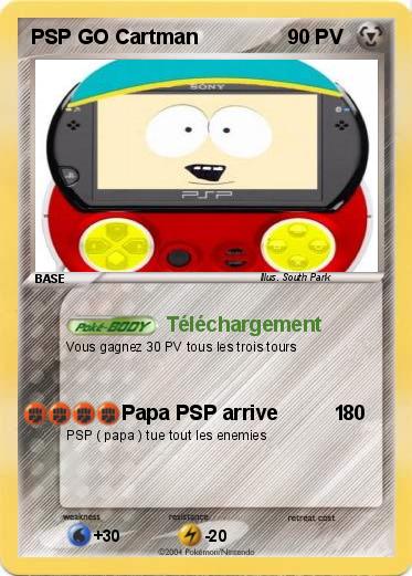 Pokemon PSP GO Cartman