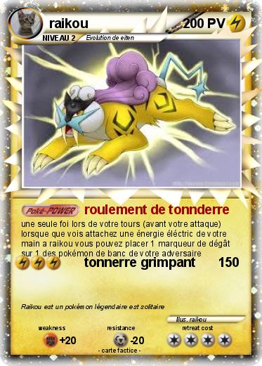 Pokemon raikou