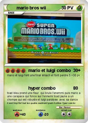 Pokemon mario bros wii
