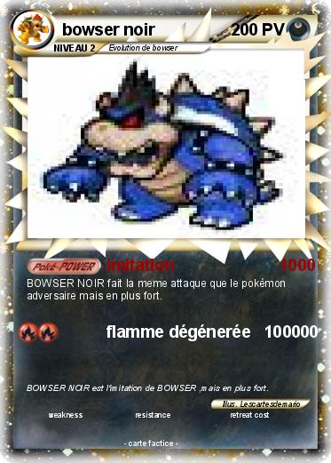 Pokemon bowser noir