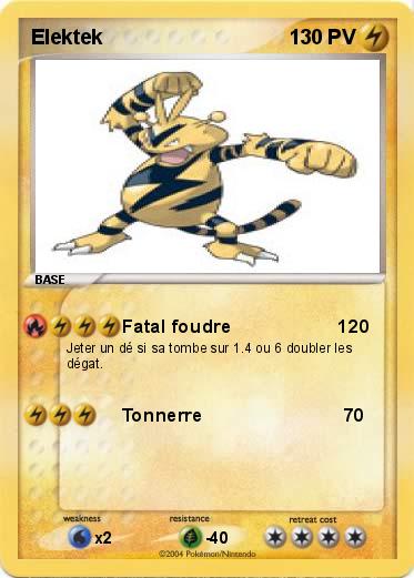 Pokemon Elektek