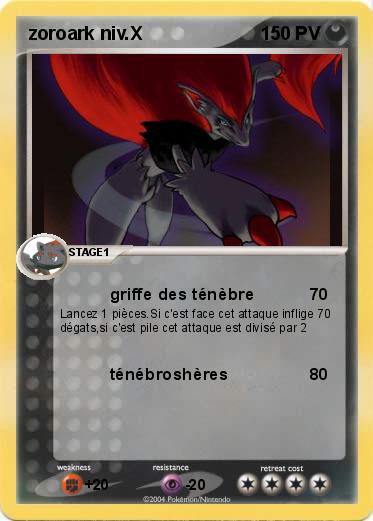 Pokemon zoroark niv.X