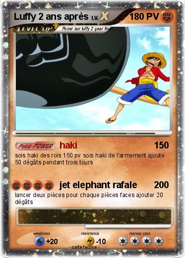 Pokemon Luffy 2 ans après