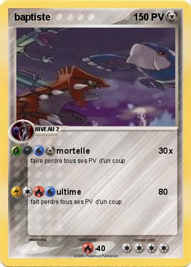Pokemon baptiste