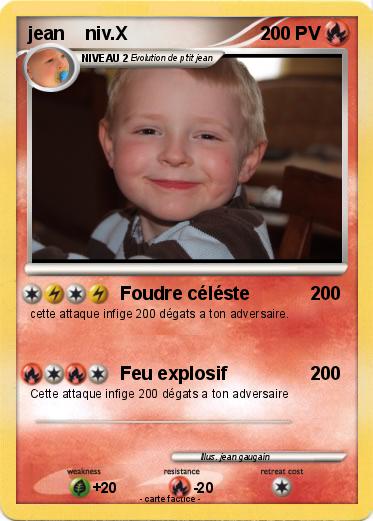 Pokemon jean    niv.X