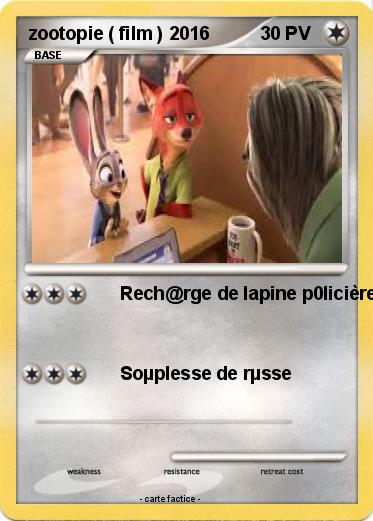 Pokemon zootopie ( film ) 2016