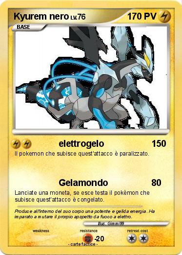Pokemon Kyurem nero