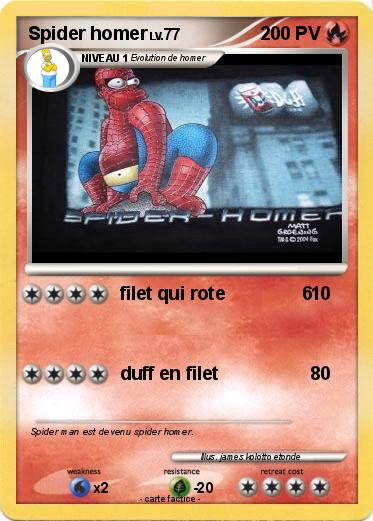 Pokemon Spider homer