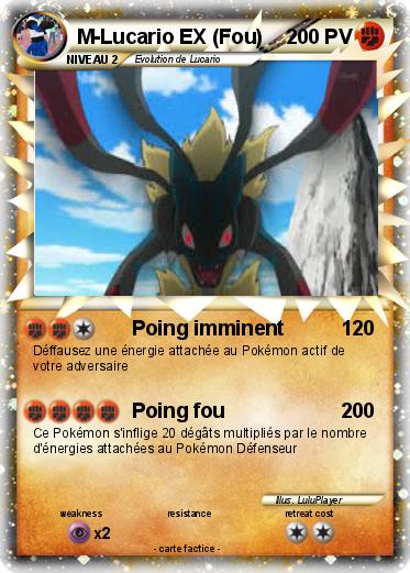 Pokemon M-Lucario EX (Fou)