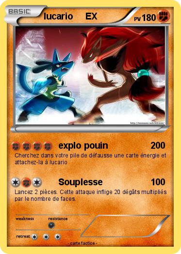 Pokemon lucario     EX