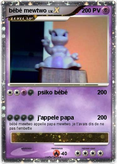 Pokemon bébé mewtwo