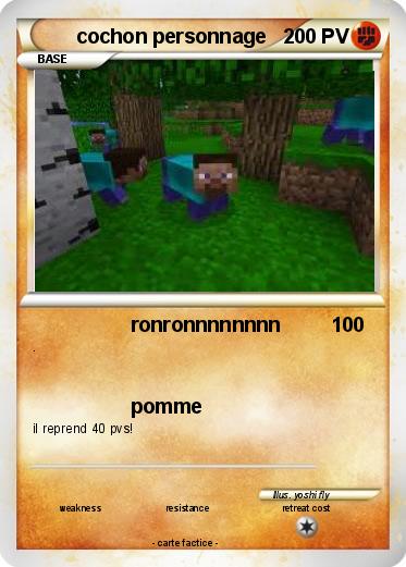 Pokemon cochon personnage