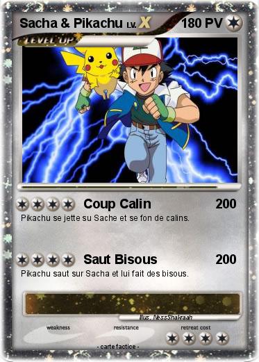 Pokemon Sacha & Pikachu