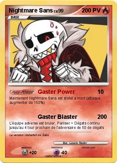 Pokemon Nightmare Sans