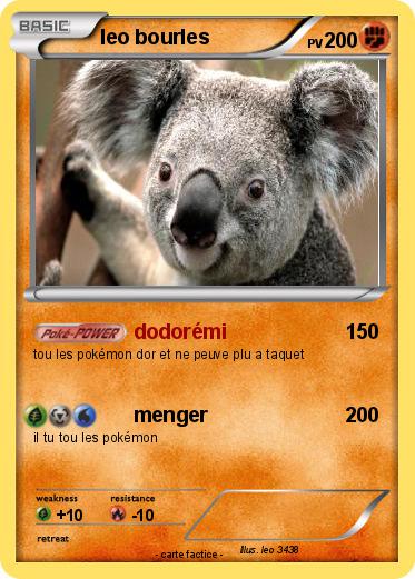 Pokemon leo bourles