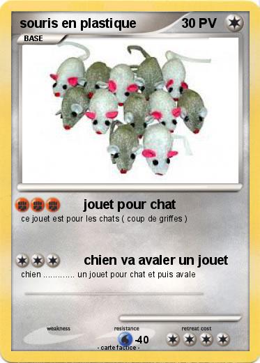 Pokemon souris en plastique