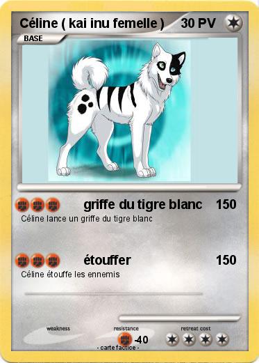 Pokemon Céline ( kai inu femelle )