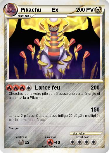 Pokemon Pikachu       Ex