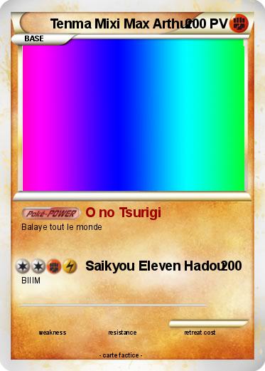 Pokemon Tenma Mixi Max Arthur