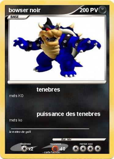 Pokemon bowser noir