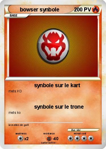 Pokemon bowser synbole
