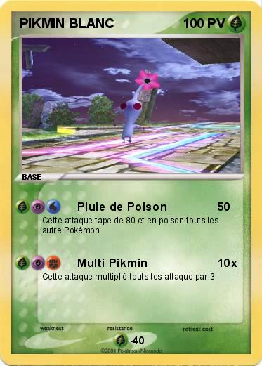 Pokemon PIKMIN BLANC