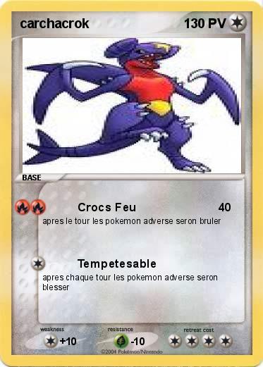 Pokemon carchacrok
