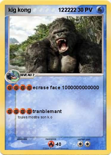 Pokemon kig kong                  122222               