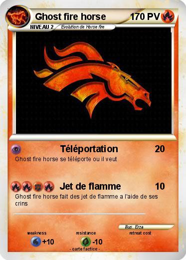 Pokemon Ghost fire horse