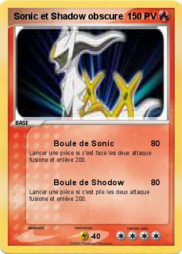 Pokemon Sonic et Shadow obscure