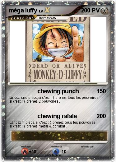 Pokemon méga luffy