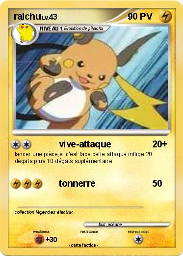 Pokemon raichu