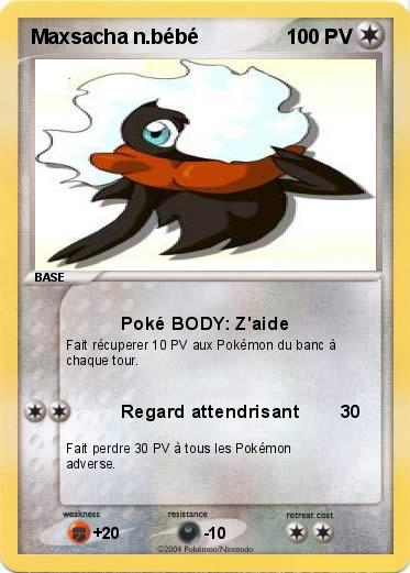 Pokemon Maxsacha n.bébé