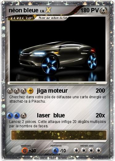 Pokemon néon bleue