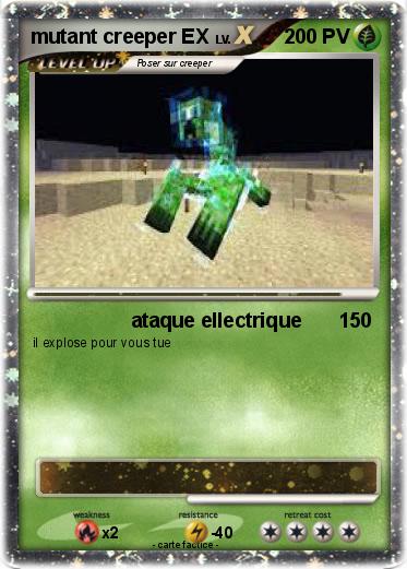 Pokemon mutant creeper EX