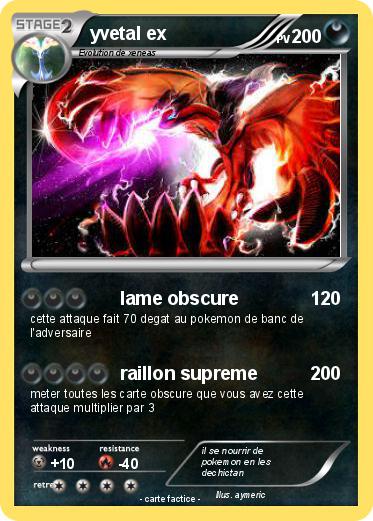 Pokemon yvetal ex