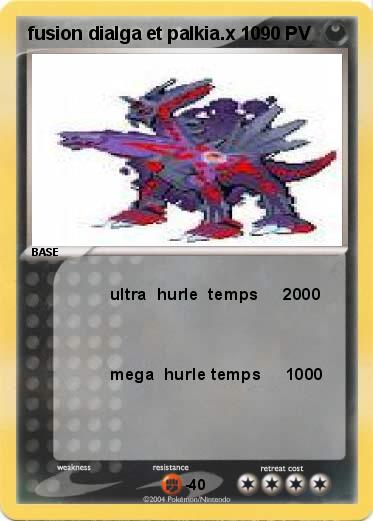 Pokemon fusion dialga et palkia.x 10