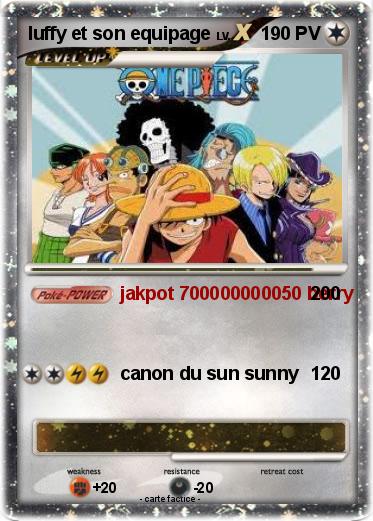 Pokemon luffy et son equipage