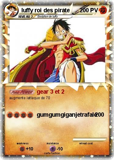 Pokemon luffy roi des pirate