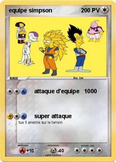 Pokemon equipe simpson