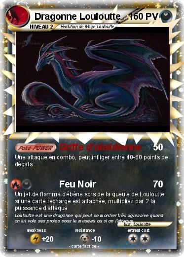 Pokemon Dragonne Louloutte