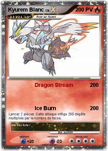 Pokemon Kyurem Blanc