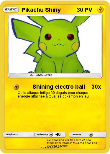 Pokemon Pikachu Shiny