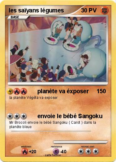 Pokemon les saïyans légumes