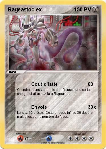 Pokemon Rageastoc ex