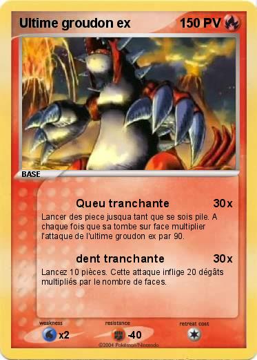 Pokemon Ultime groudon ex