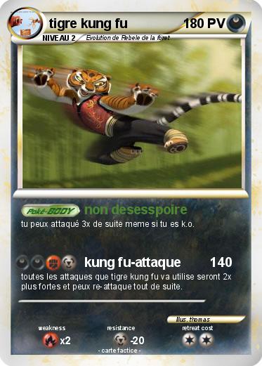Pokemon tigre kung fu