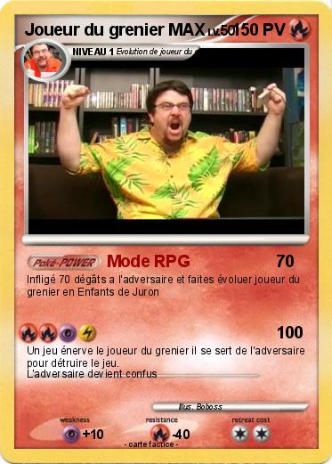 Pokemon Joueur du grenier MAX