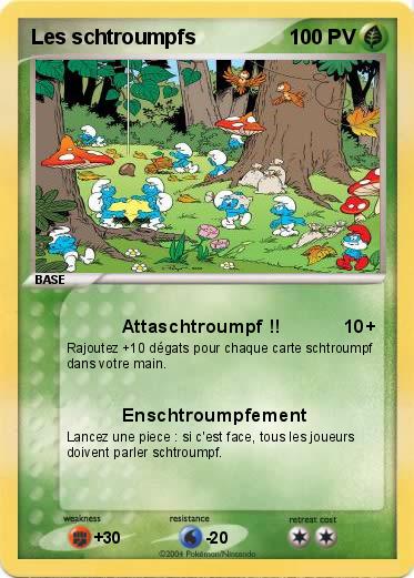 Pokemon Les schtroumpfs