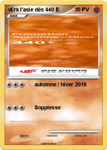 Pokemon v£rs l'asie dès 440 E